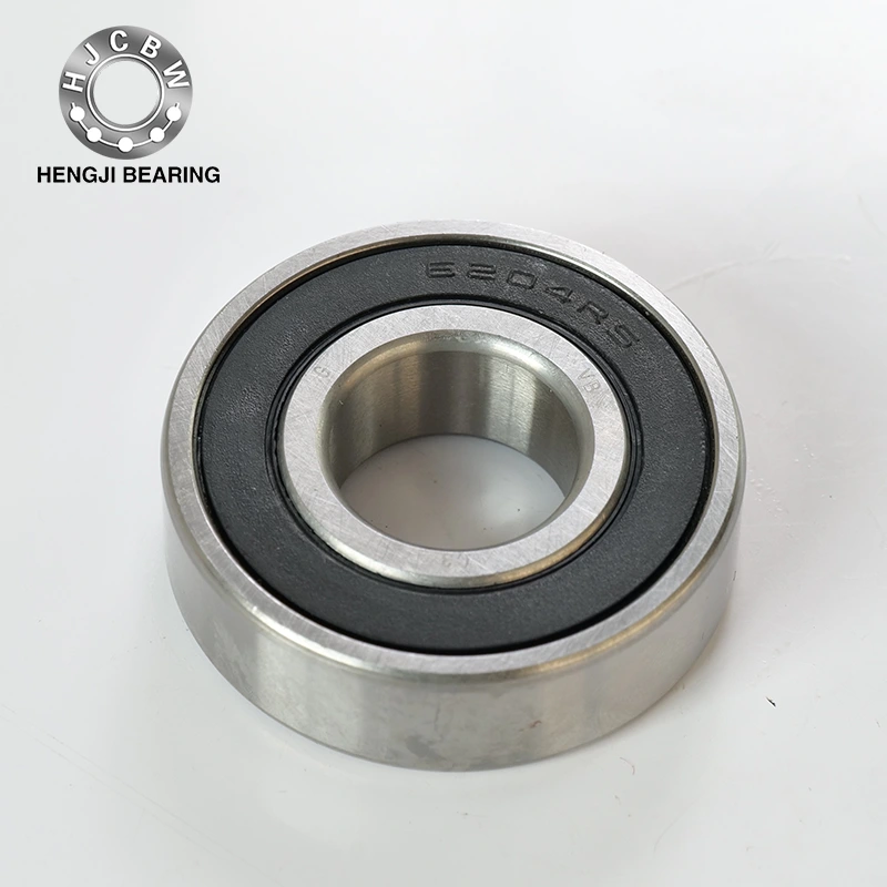 Rodamientos de bolas de ranura de 6204rs con sello