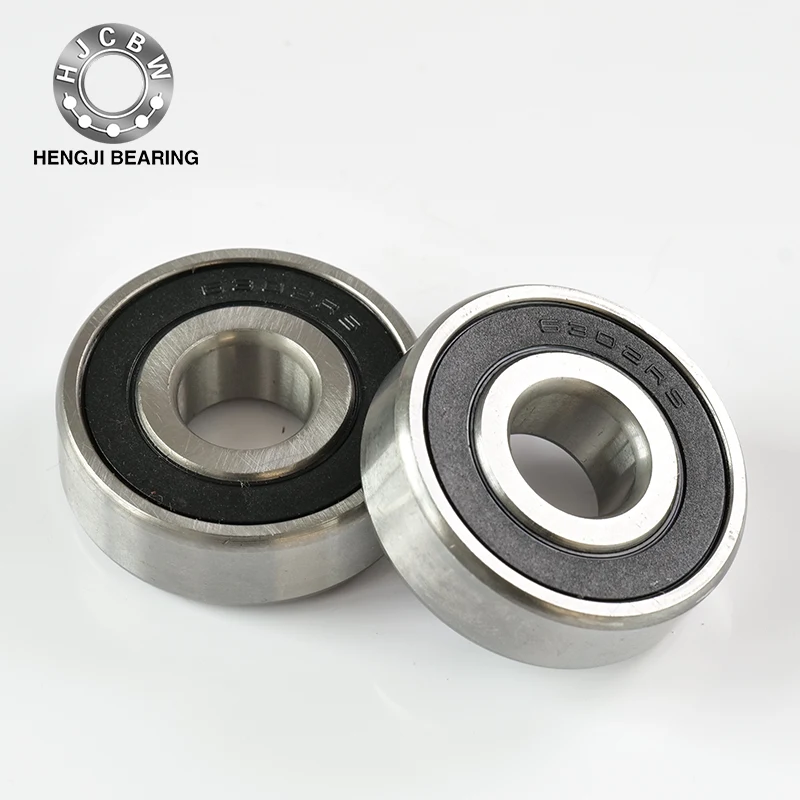 Rodamientos de bolas de ranura de 6302rs con un ritmo de anillo